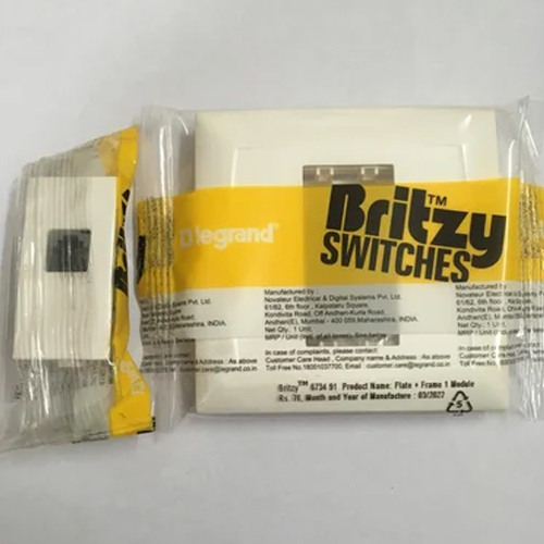 Legrand I O Britzy Rj45 Connector - Color: White