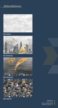 30x45 Ceramic Wall Tiles (fish Finish)