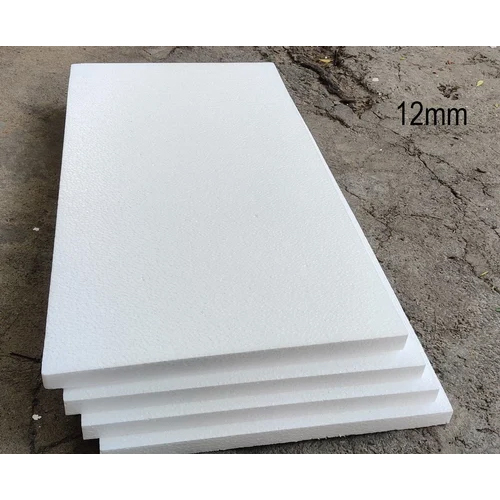 12 Mm White Thermocol Sheet - Size: 28X19 Inch