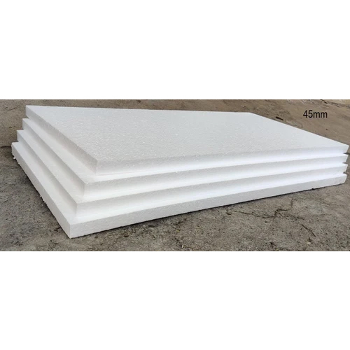 45 Mm White Thermocol Sheet - Size: 18X12 Inch