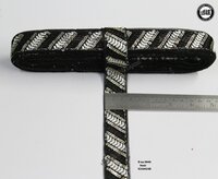 Embroidery & Sequence Lace - Color: Black