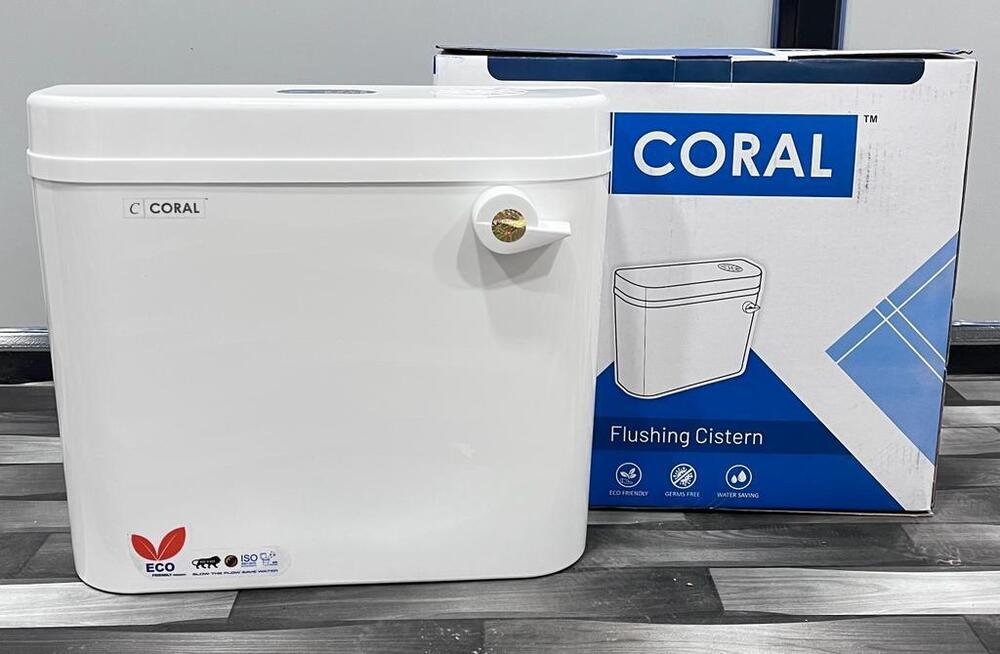 Coral Toilet Flush Tank - Color: White