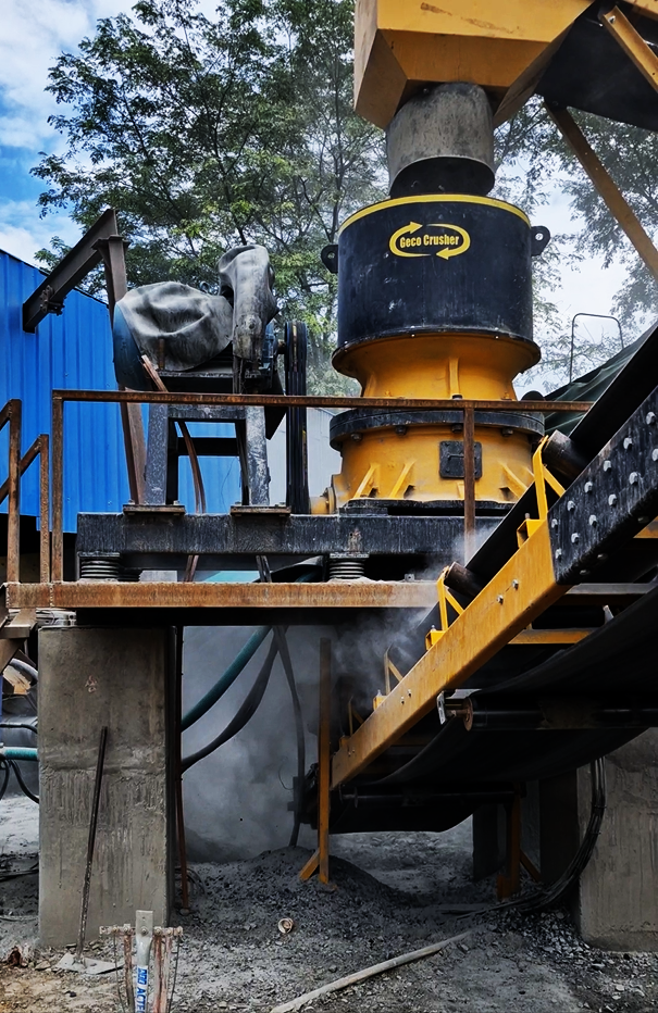 CONE CRUSHING MACHINE 100TPH