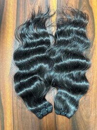 Natural Color Temple Remy Weft Hair Bundle Single Donor Hair Ratio Available