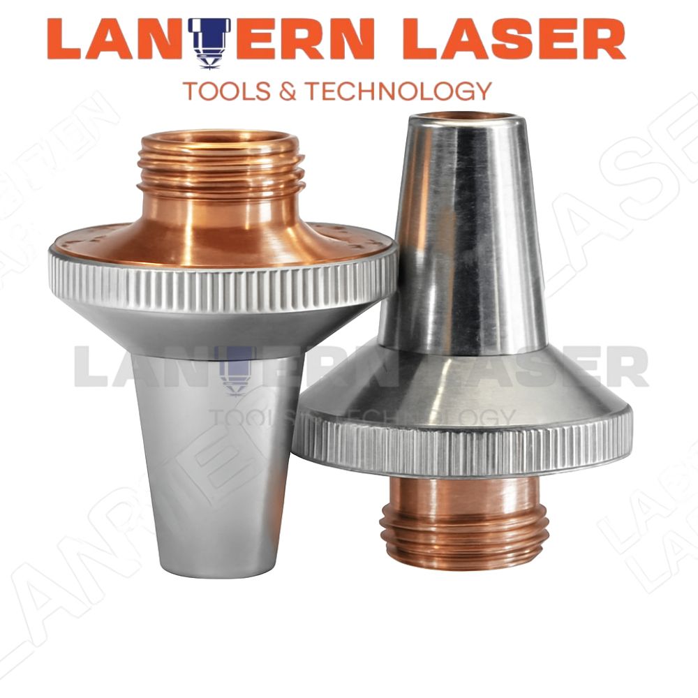 Tube Nozzle M8 Double - Color: Silver
