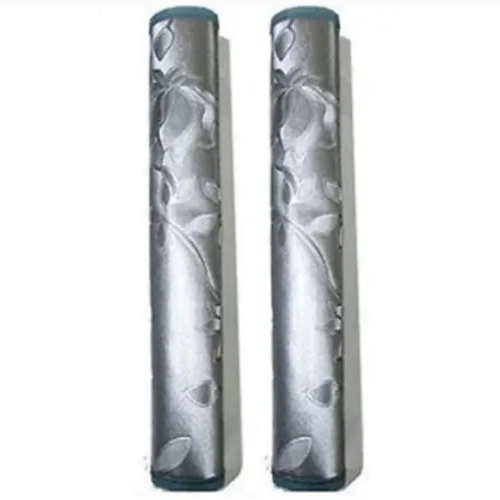 Rexine Fridge Handle Cover - Color: Silver