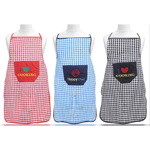 Cotton Kitchen Apron - Color: Multicolor