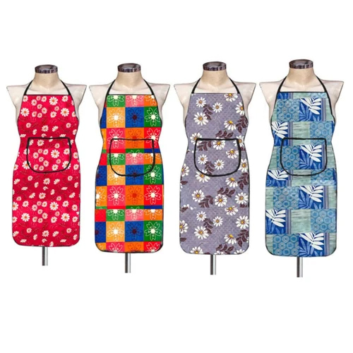 Printed Kitchen Apron - Color: Multicolor