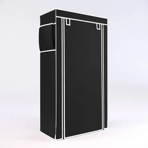 Shoe Rack Furniture Cover - Color: Black