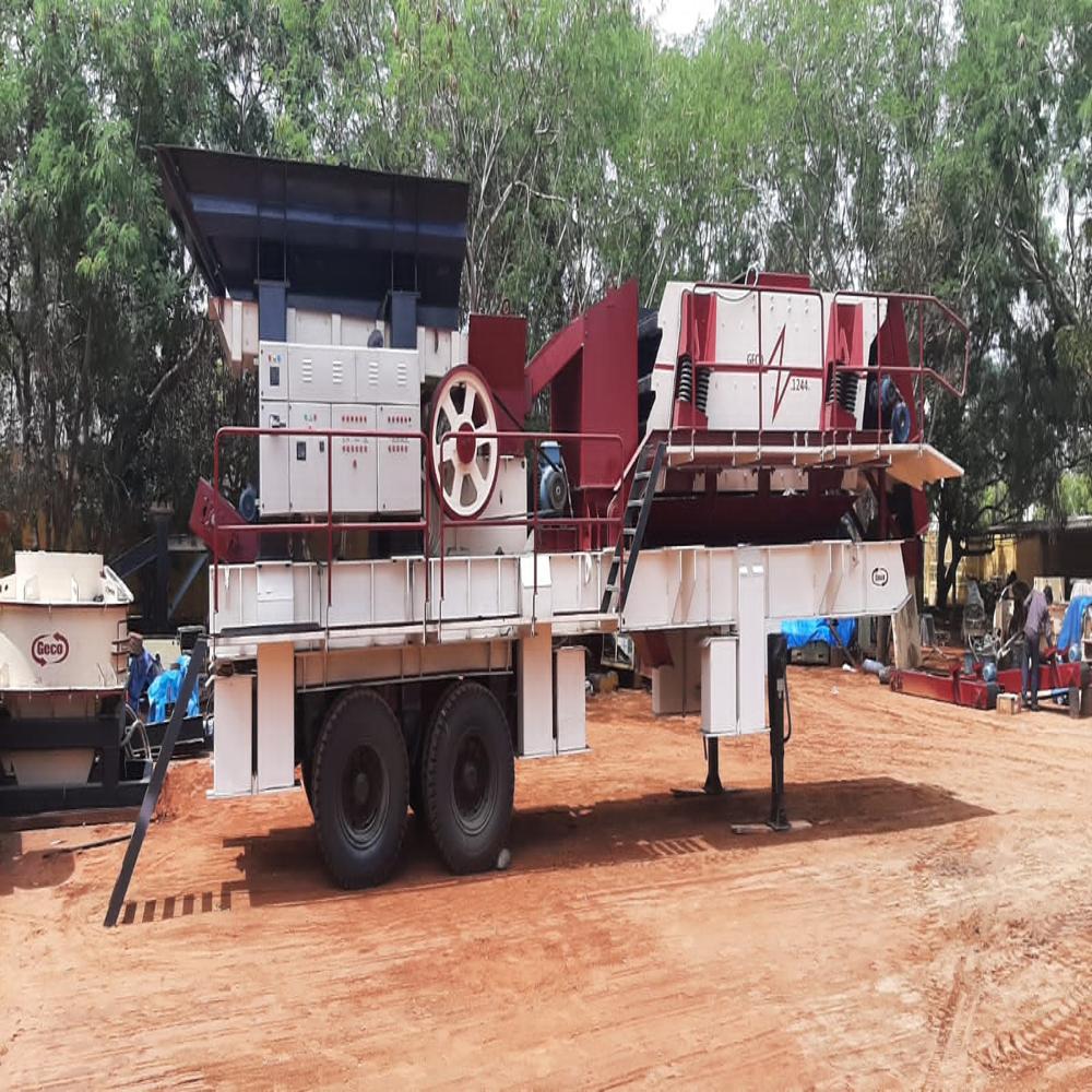 MOBILE 24x16 Semi Primary Jaw Crusher Plant