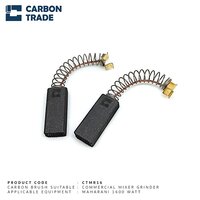 Carbon Brush Suitable For Maharani 1600 Watt Commercial Mixer Grinder - Bristle Color: Black