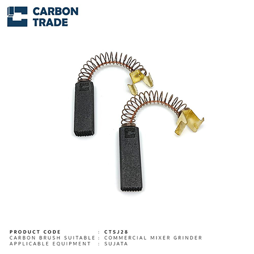 Carbon Brush Suitable For Sujata Commercial Mixer Grinder - Color: Black And Golden