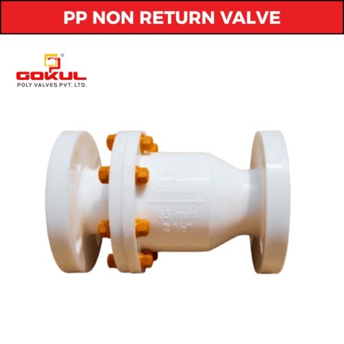 Polypropylene Non Return Valve Flange End