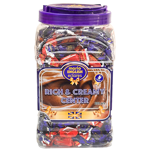 220 Pieces Mario English Eclares Toffee Jar