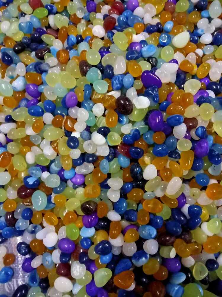yellow & Multi Pebbles Stone