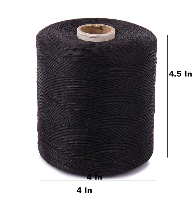 Linen Thread - Eco-friendly Flax Material, Durable Water-resistant Design, Waxed & Non-waxed Variants For Versatile Craft Applications