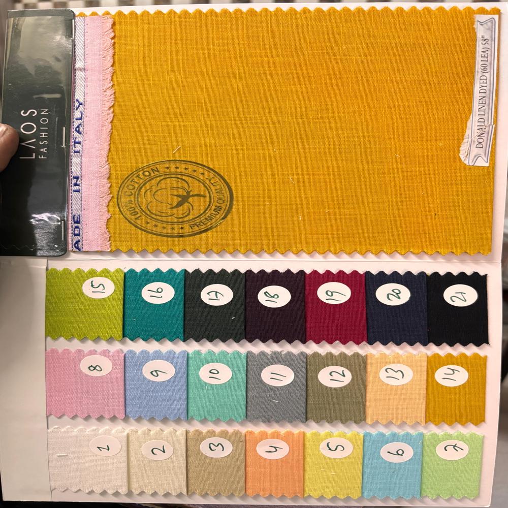 Donald Linen Dyed 60 Lea 58