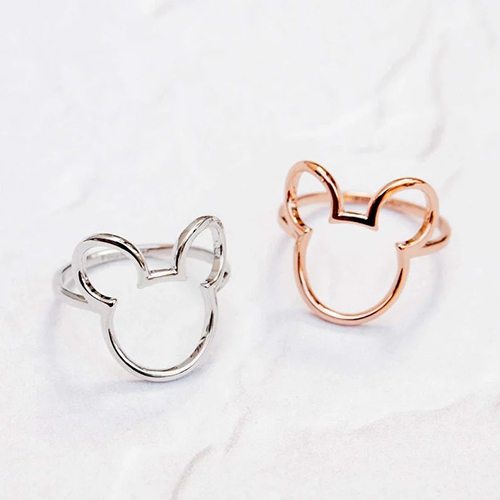 925 Sterling Silver Micky Mouse Ring