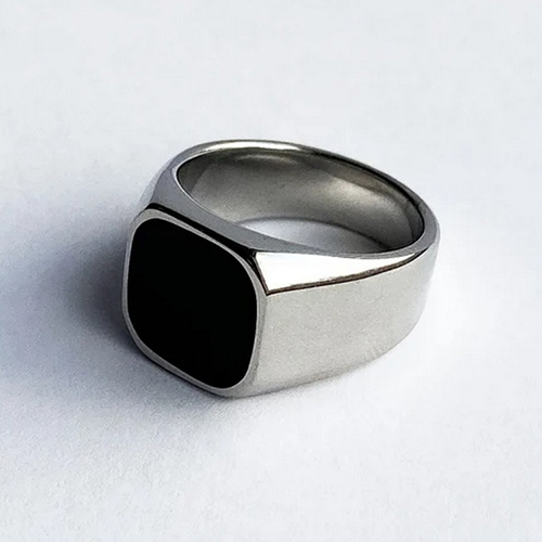Black Onyx Gemstone 925 Sterling Silver Ring
