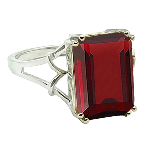 Garnet Gemstone 925 Sterling Silver Unique Handmade Designer Ring
