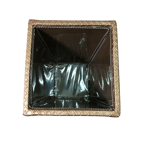 Leather Dustbins For Hotels - Color: Different Available