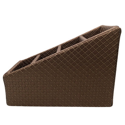Leather Mdf Braided Remote Holder - Color: As Per Availability