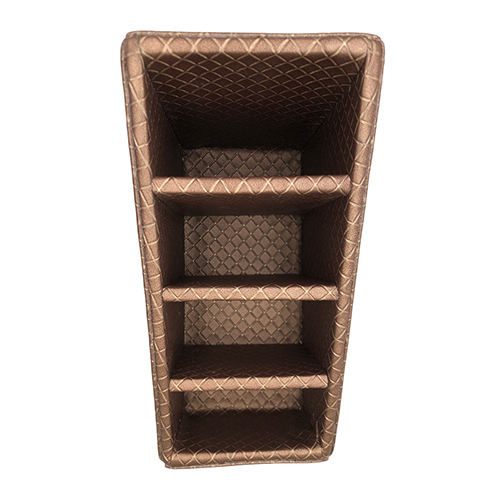Leather Mdf Braided Remote Holder - Color: As Per Availability