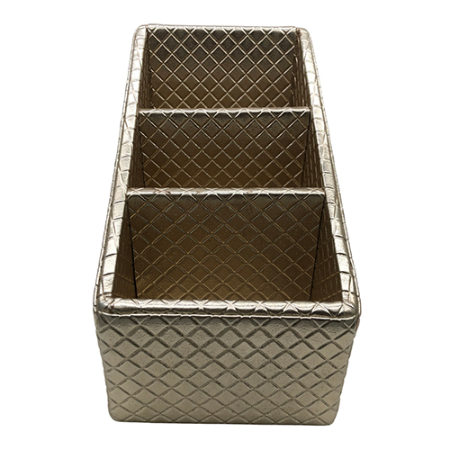 Leather And Mdf Braided Mobile Holder - Color: As Per Availability