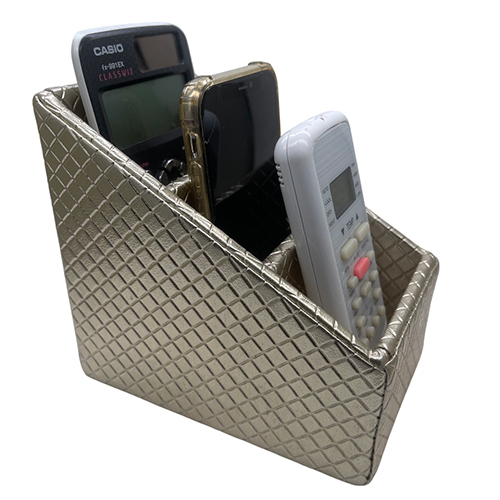Leather And MDF Braided Mobile Holder