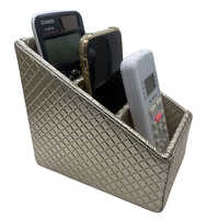 Leather And MDF Braided Mobile Holder
