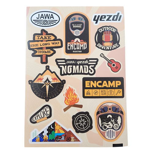 Vinyl Bike Sticker - Color: Different Available
