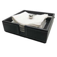 Black Tissue Paper Tray With Holder