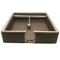 Brown Tissue Paper Tray With Holder