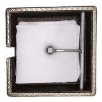 Brown Tissue Paper Tray With Holder