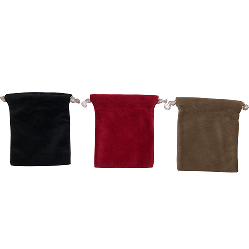 Casual Velvet Jewellery Pouch - Color: Different Available