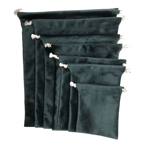 Multifunctional Velvet Jewellery Pouch - Color: Different Available