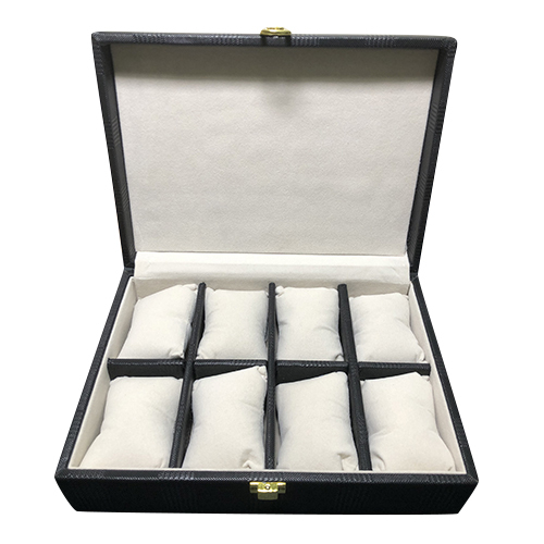 Black Leather Watch Box