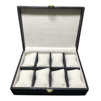 Black Leather Watch Box