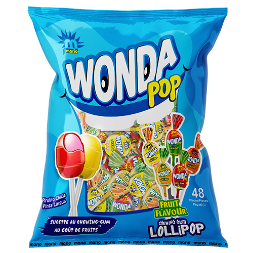 Wonda Pop Mix Fruit Lollipop