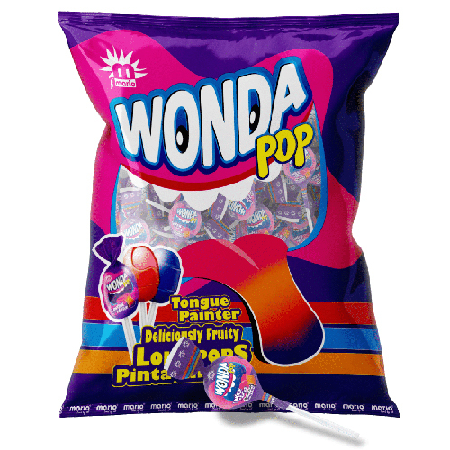Wonda Pop Tongue Painter Lollipop - Application: Industrial