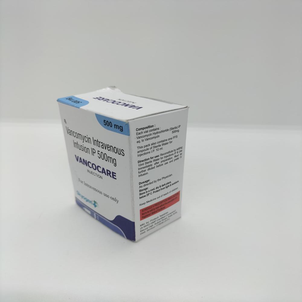 VANCOMYCIN INTRAVENOUS INFUSION 500 MG