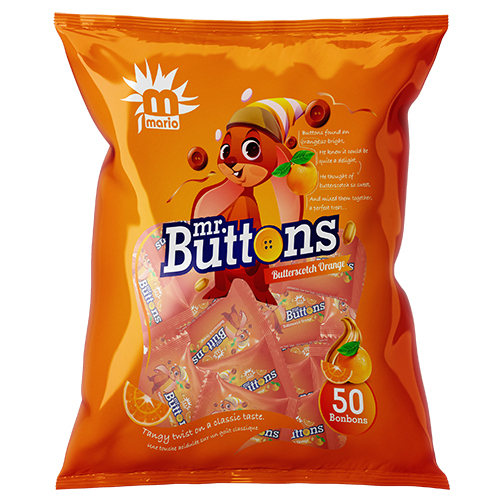 Mr Buttons Butterscotch Orange Candy - Application: Industrial