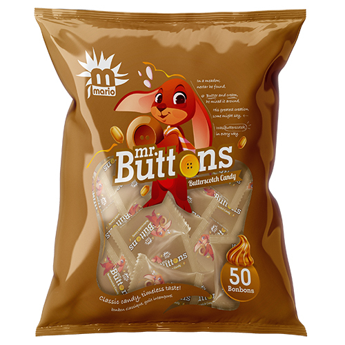 Mr Buttons Butterscotch Candy - Application: Industrial