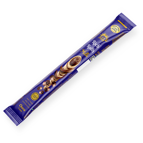Rich Rolls Choco Wafer Roll-wafer Sticks - Packaging: Box