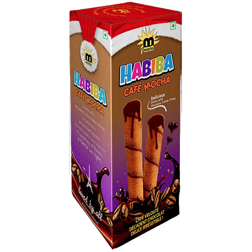 Habiba cafe Mocha Wafer Roll-Wafer Sticks