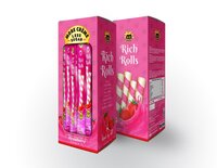 Rich Rolls Strawberry Roll Wafer Roll - Wafer Sticks - Flavor: Sweet