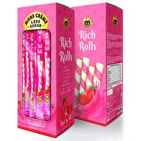 Rich Rolls Strawberry Roll Wafer Roll - Wafer Sticks