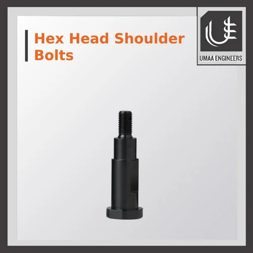 Hex Head Shoulder Bolt For Railways - Color: Black