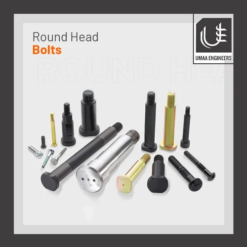 Alloy Steel Round Head Bolt - Color: Sliver