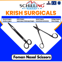 Foman Nasal Scissors - Color: Steel